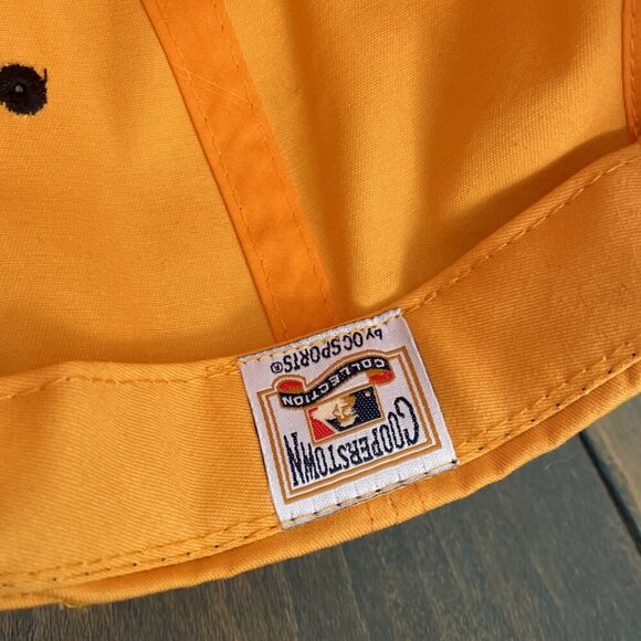 Yellow Black OC Sports MLB Pittsburgh Pirates Cooperstown Baseball Hat Cap (HT1) - Picture 8 of 8